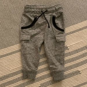 Black and Gray Cargo-Style Joggers, Cat & Jack